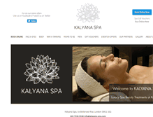 Tablet Screenshot of kalyana-spa.com